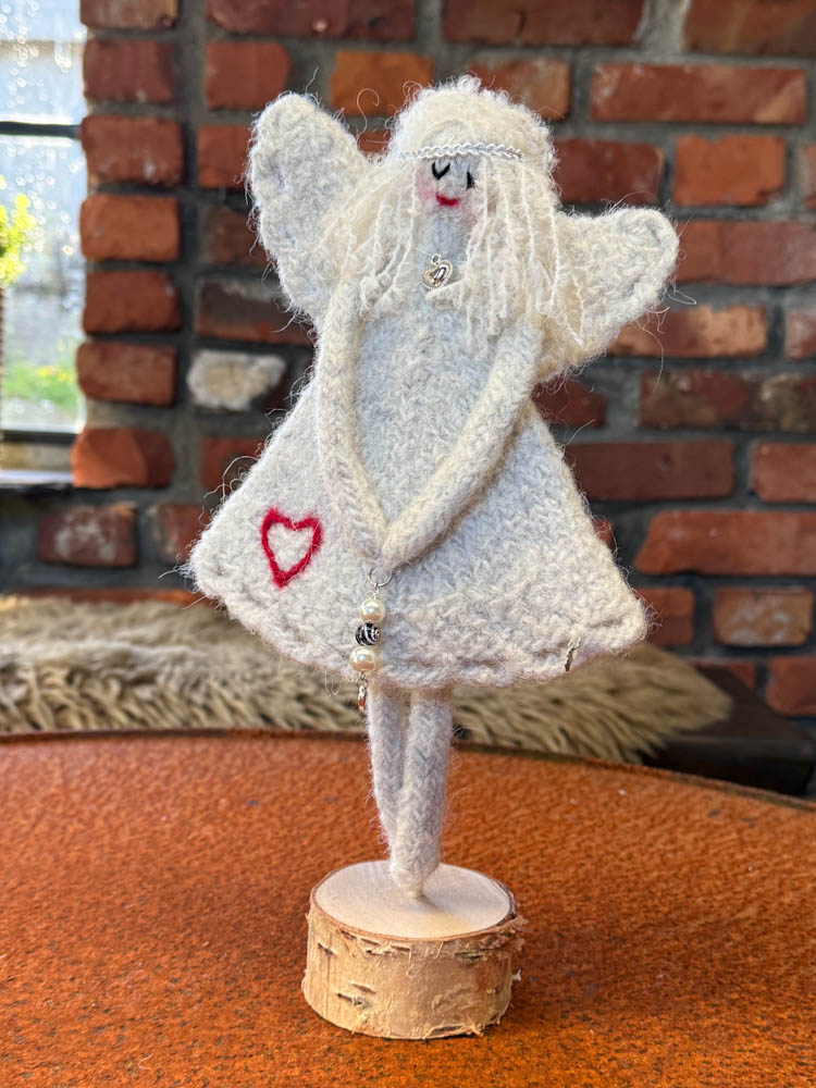 Strikkeoppskrift på tova engler - Bilde 11