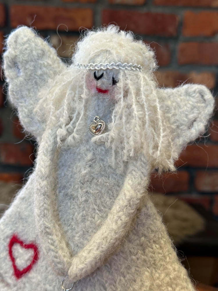 Strikkeoppskrift på tova engler - Bilde 3