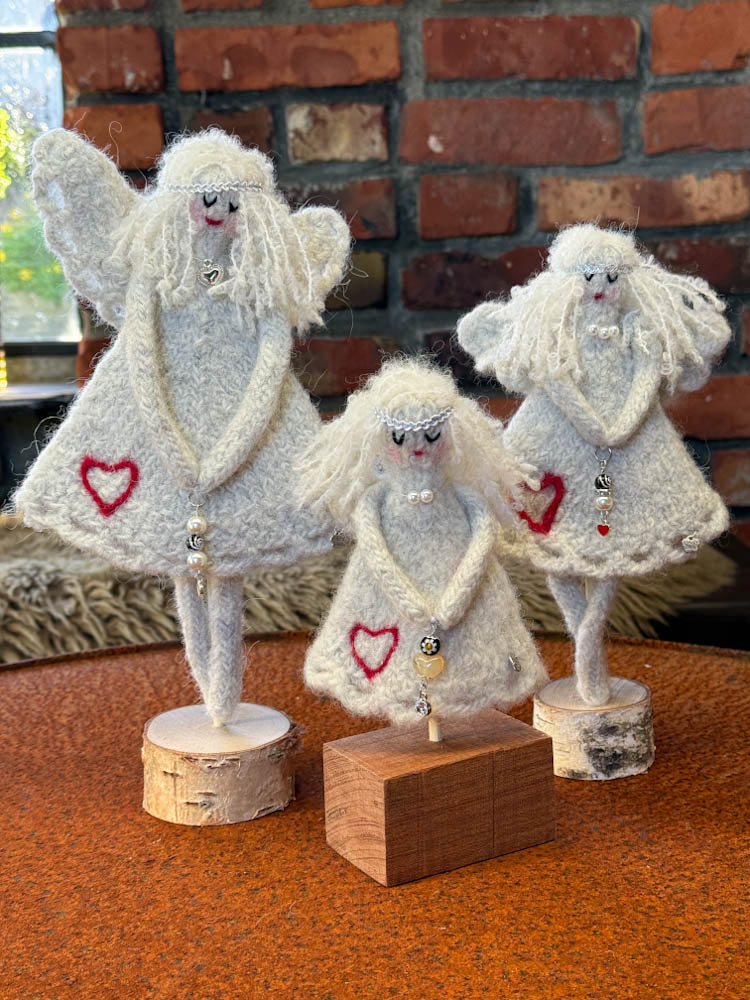 Strikkeoppskrift på engel