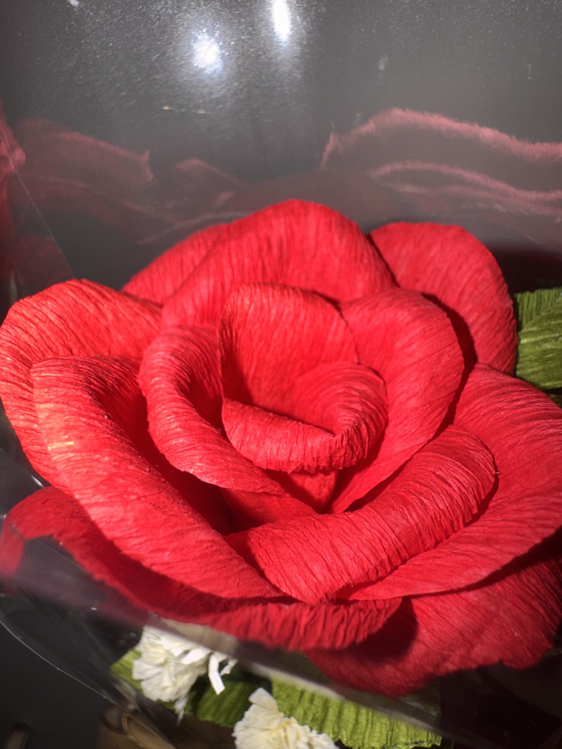 Evigvarende Rose av krepp-papir - Bilde 5