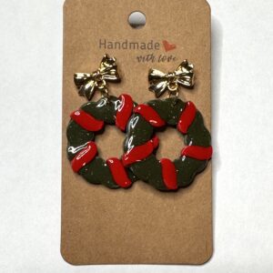 Julekrans øredobber