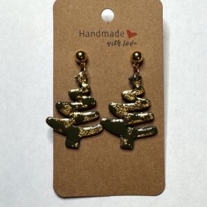 Juletre med gullflak