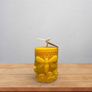 Bivokslys - lite kubbelys med bie