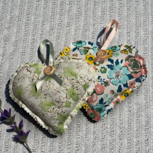 Duftpose - hjerte med lavendel