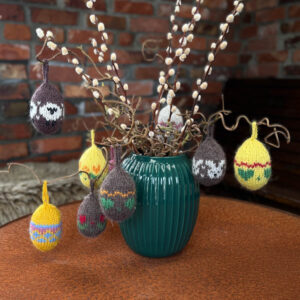 Strikkeoppskrift påskeegg