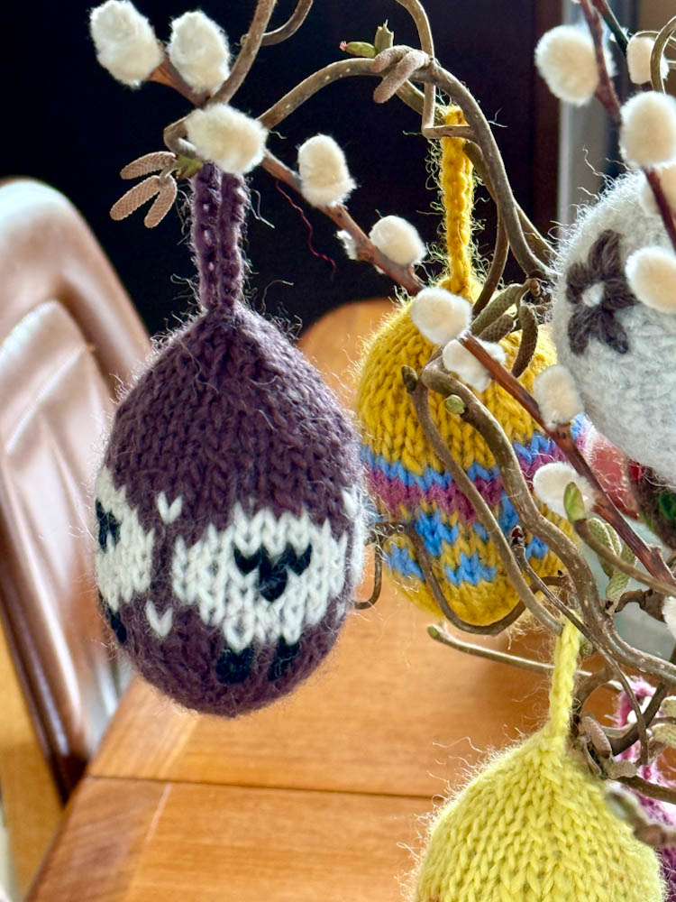 Strikkeoppskrift påskeegg