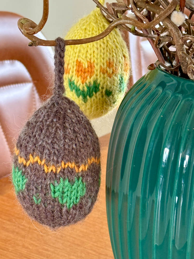 Strikkeoppskrift påskeegg