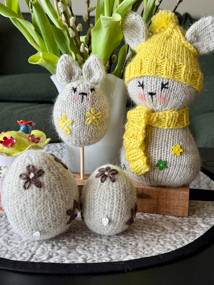 Strikkeoppskrift påskeegg