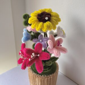Fargerik blomsterdekor 💗🌻🌷