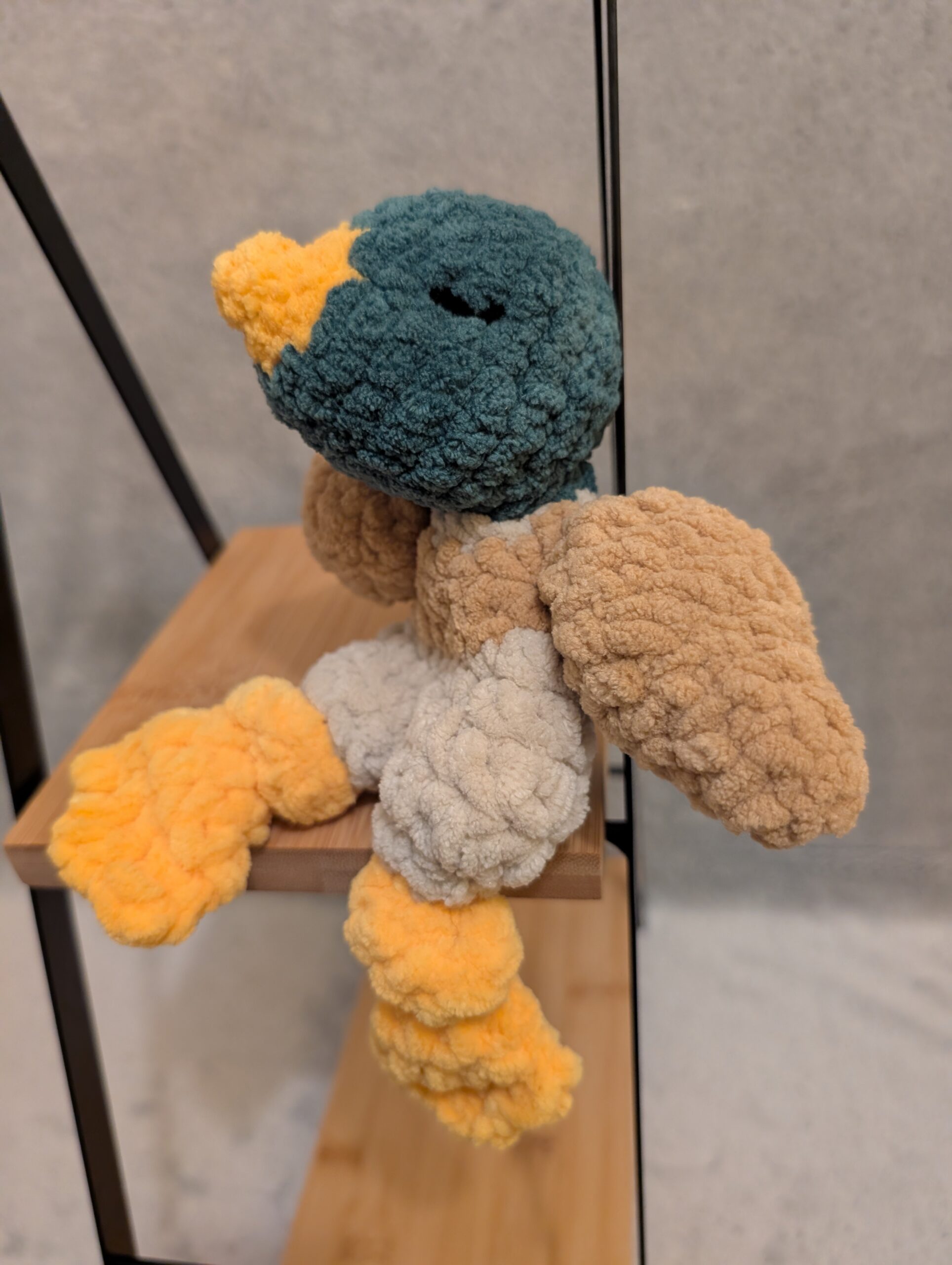 Knotted duck lovey